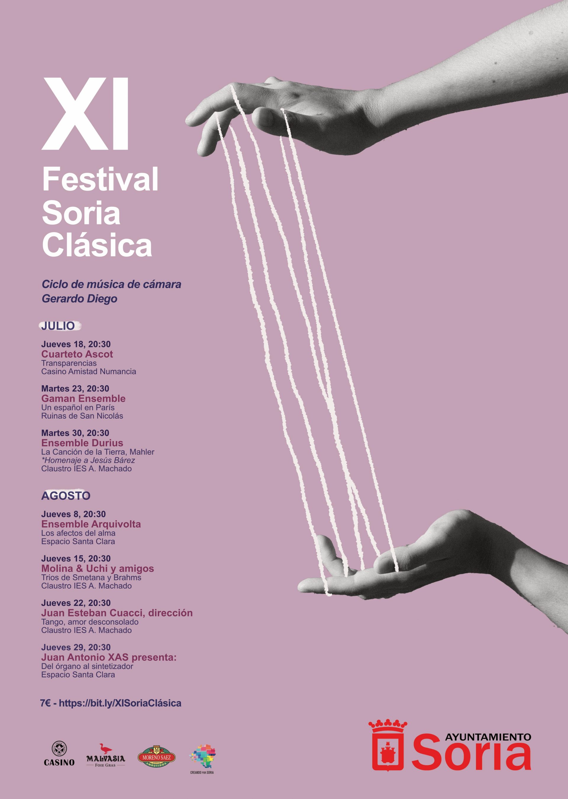 XI FESTIVAL SORIA CLÁSICA - "TANGO, AMOR DESCONSOLADO"